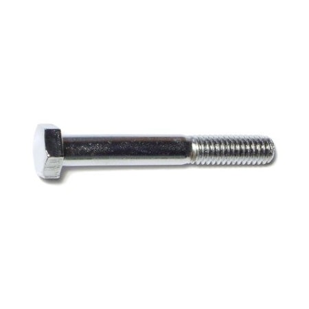 Midwest Fastener Grade 5, 5/16"-24 Hex Head Cap Screw, Chrome Plated Steel, 2-1/4 in L, 10 PK 75291